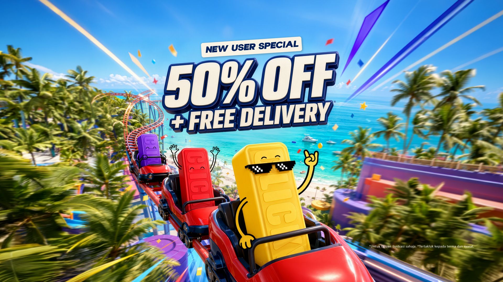 Your First CLICKY Vape Order with 50% OFF + FREE Delivery