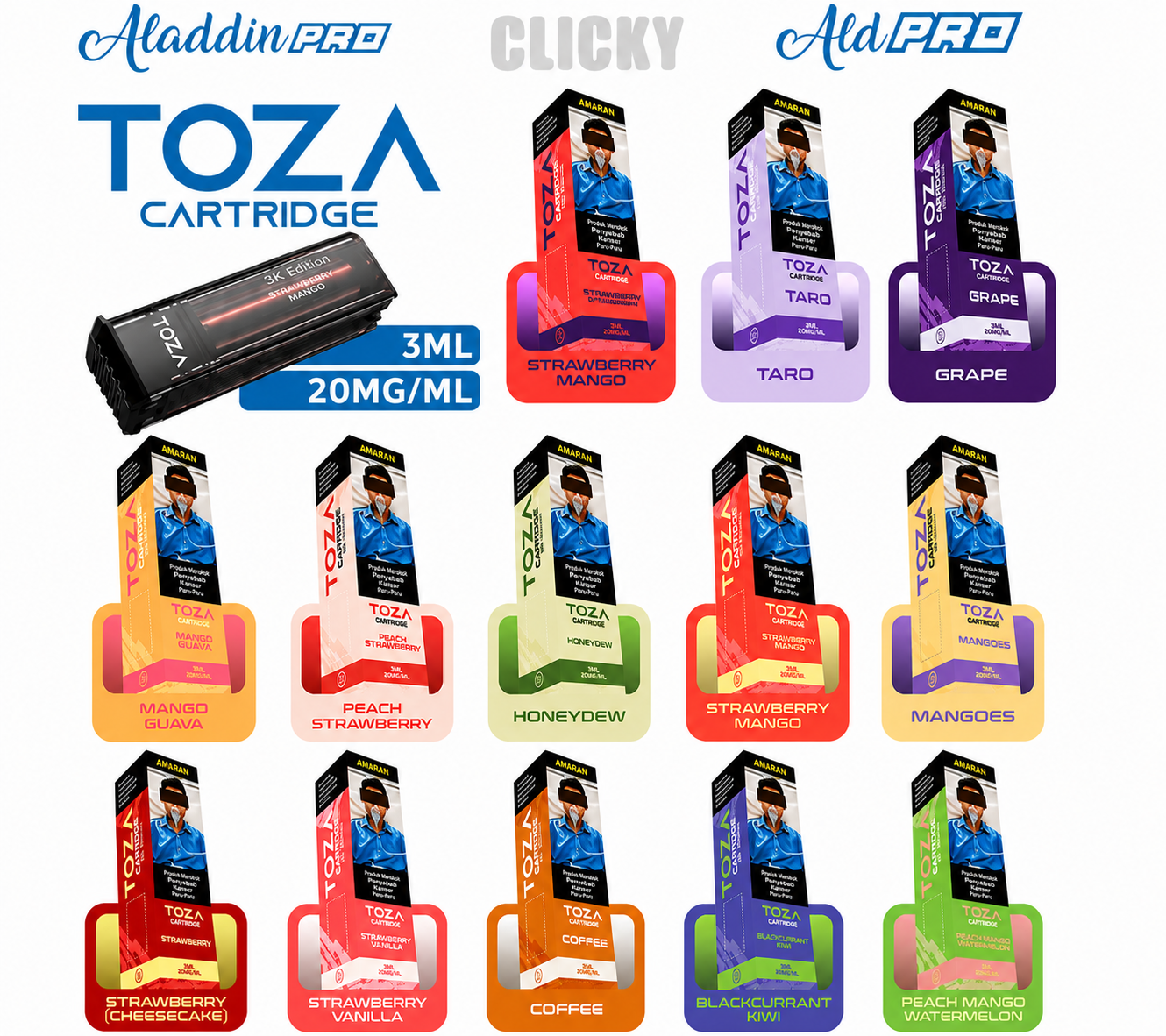 Aladdin PE 511 Ultra Device & PRO TAZO Cartirdge