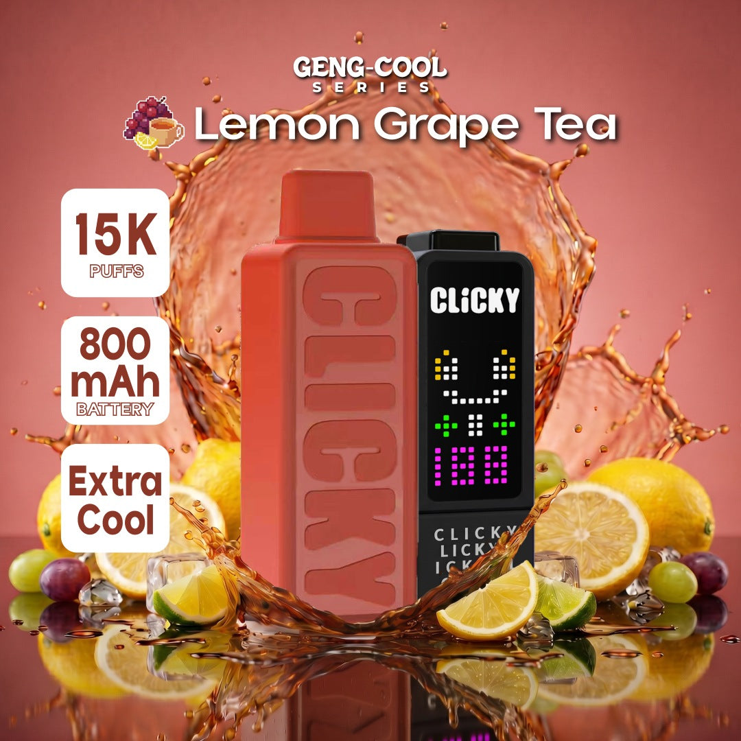 Peranti Pod Vape Perisa Teh Lemon Anggur (Set dengan Pod)