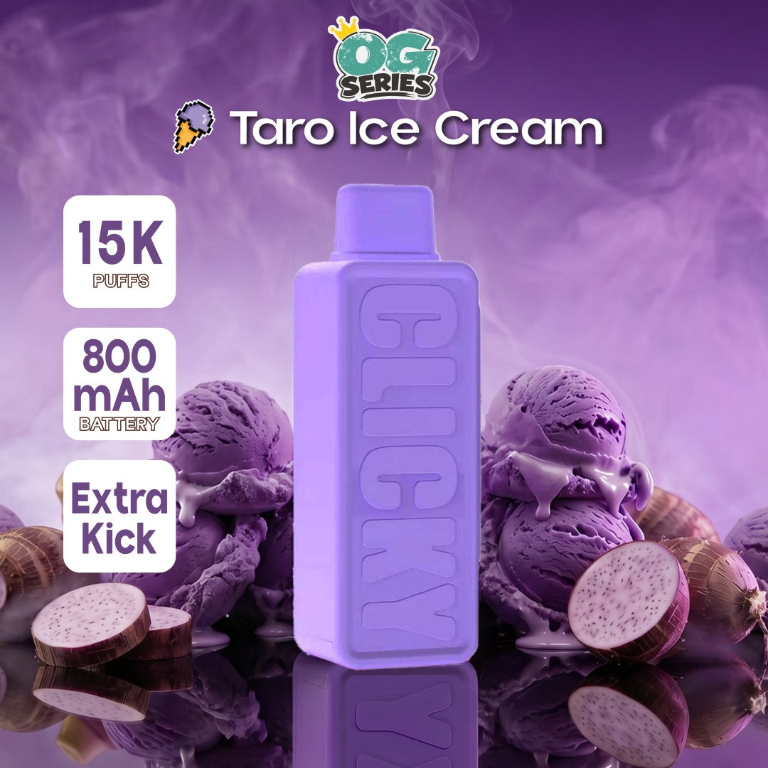 Clicky Taro Ice Cream Disposable Vape Pod (Refill)