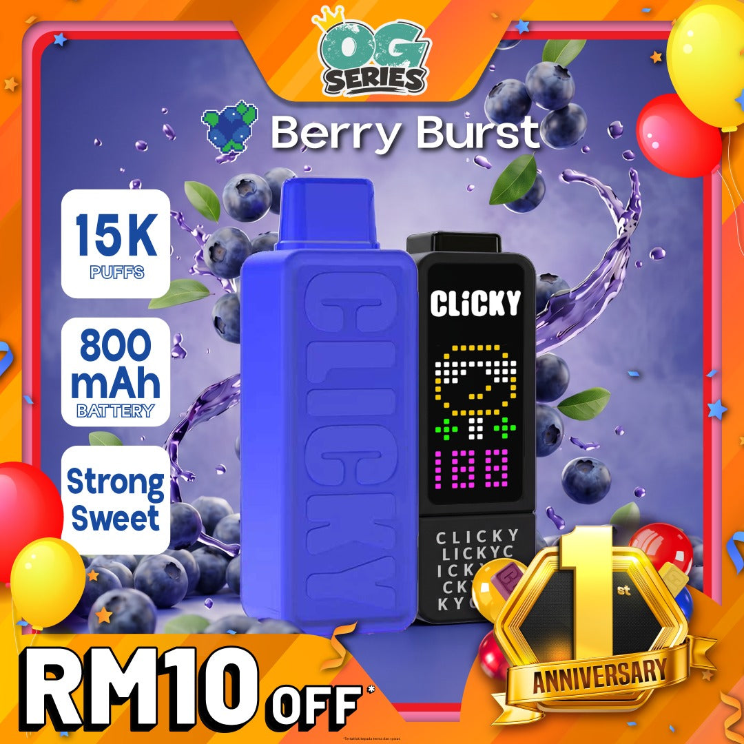 Clicky Berry Burst Flavor Vape Pod Device (Set with Pod)