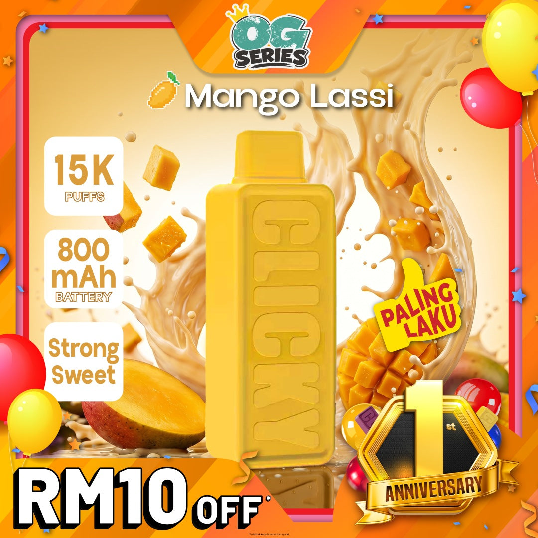 Clicky Mango Lassi Disposable Vape Pod (Refill)
