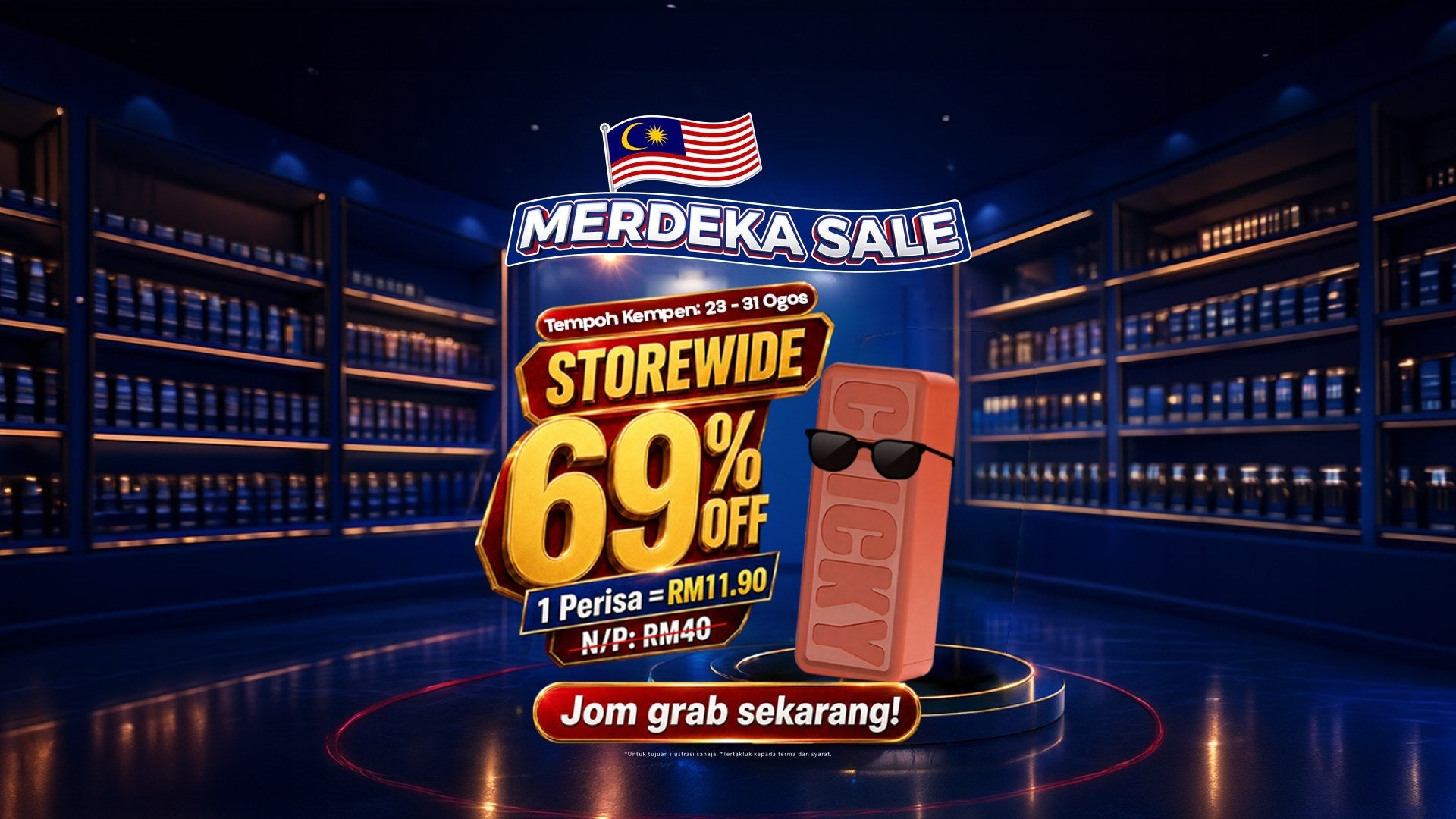 Merdeka Sale 2026 | 69% OFF Storewide