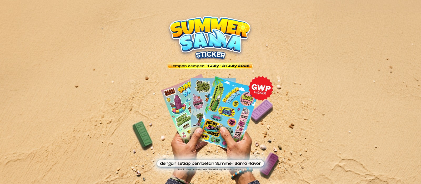 Clicky Summer Sama Launch Promotion