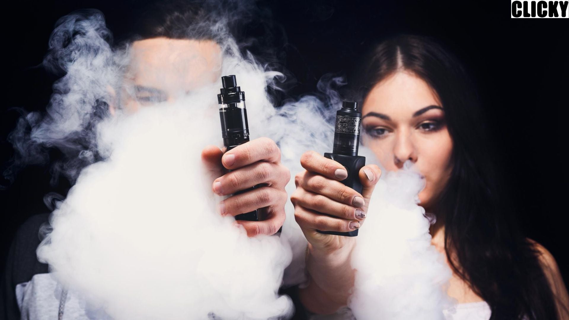 A couple vaping Relx