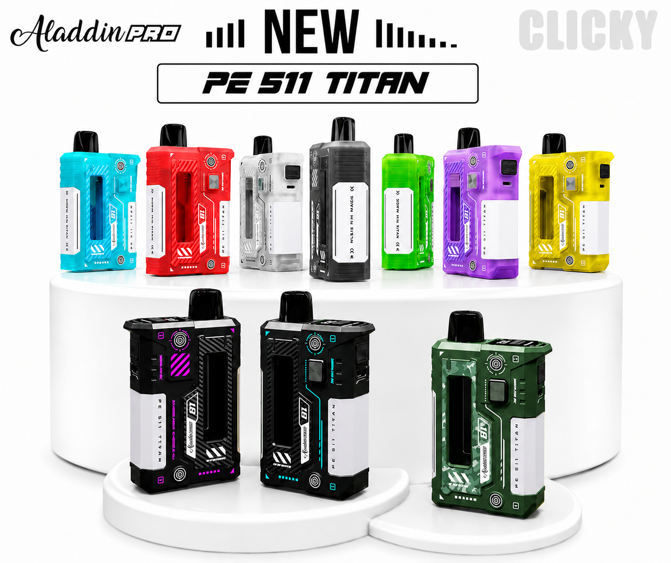 ALADDIN PE511 TITAN 1400mAh STARTER KIT