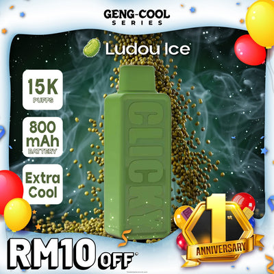 Clicky Ludou (Mung Bean) Disposable Vape Pod (Refill)