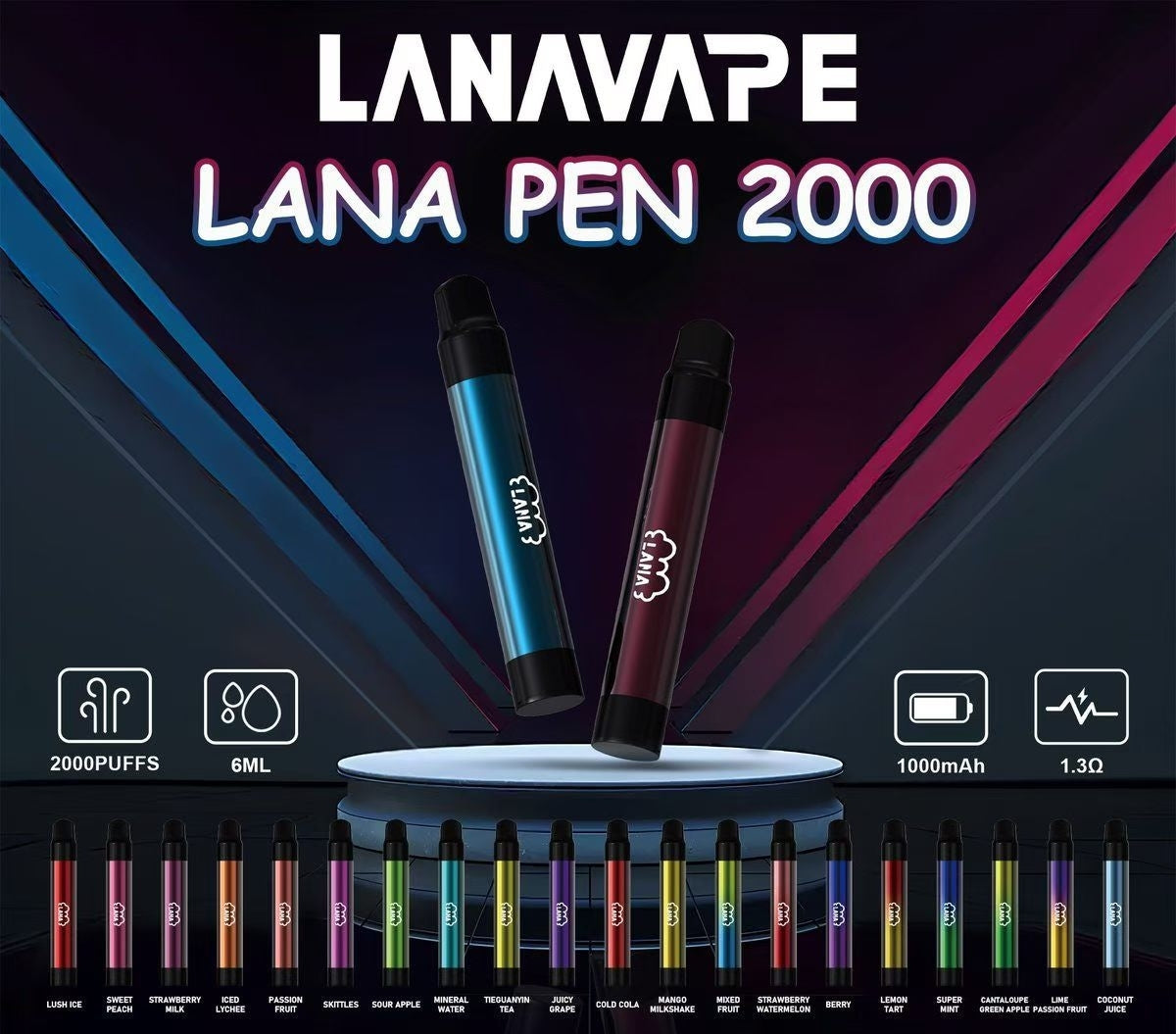 Lana Pen 2000puffs