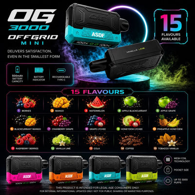 OFFGRID MINI Device & OG3000 Cartridge by ASDF