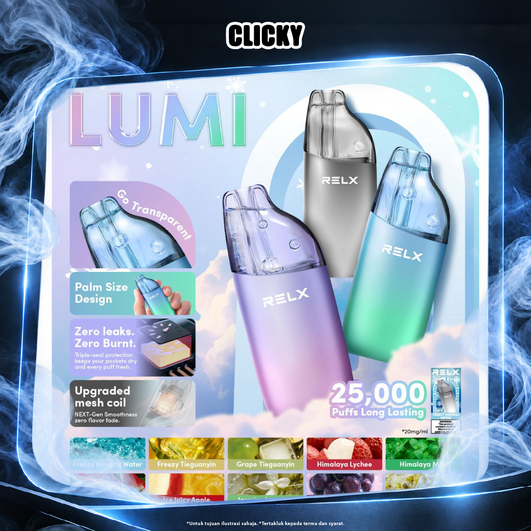 RELX Lumi 25000 Puffs Disposable