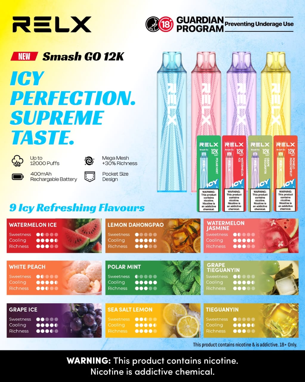 RELX Smash Go 12000puffs Disposable