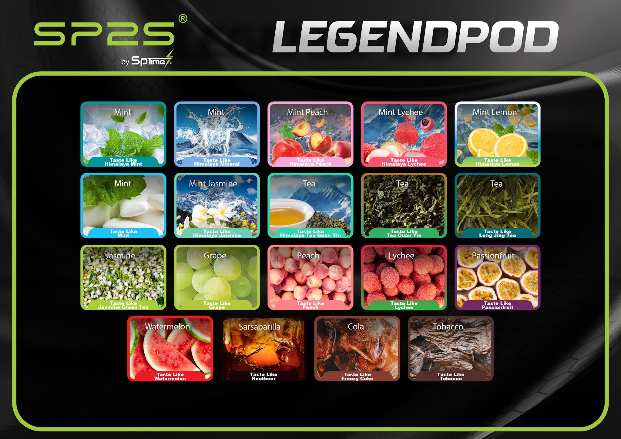 SP2S LEGEND PODS Closed Pods
