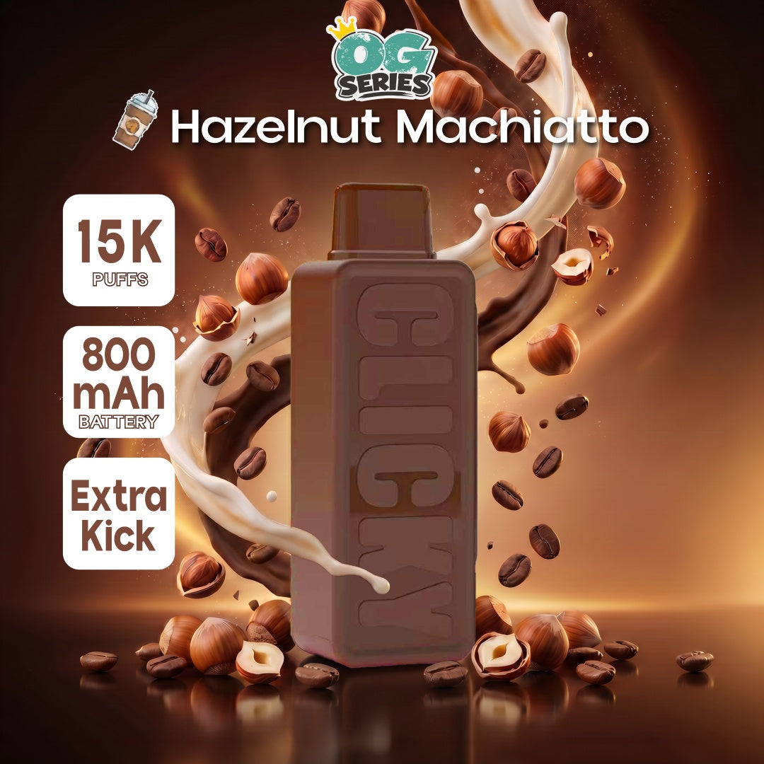 Clicky Hazelnut Macchiato Disposable Vape Pod (Refill)