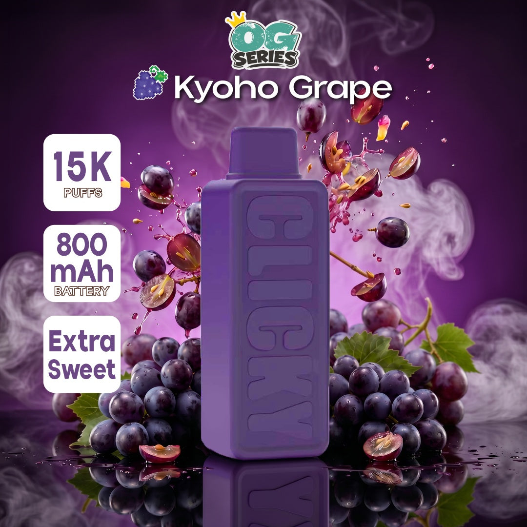 Pod Vape Pakai Buang Anggur Kyoho (Isi Semula)