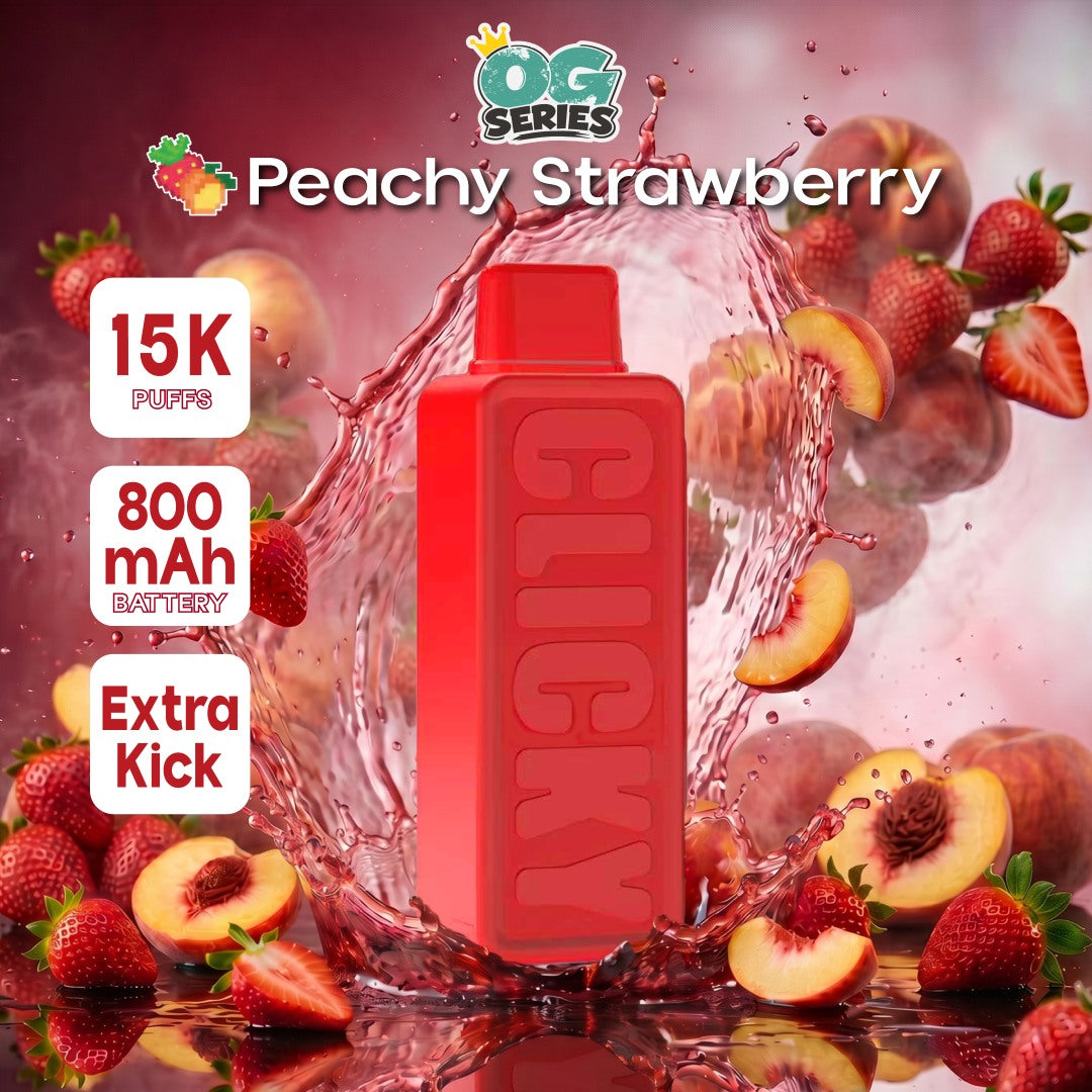 Clicky Peachy Strawberry Disposable Vape Pod (Refill)