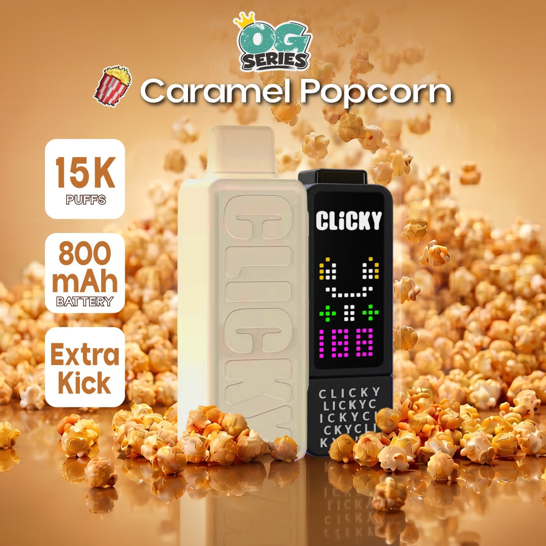 Peranti Pod Vape Perisa Popcorn Karamel (Set dengan Pod)