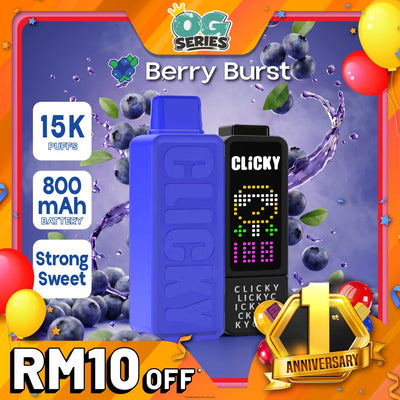 Clicky Berry Burst Flavor Vape Pod Device (Set with Pod)