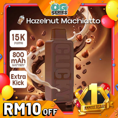 Clicky Hazelnut Macchiato Disposable Vape Pod (Refill)