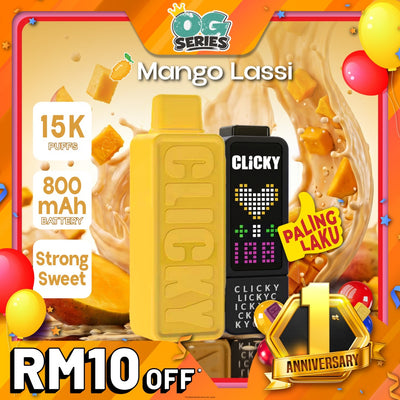 Clicky Mango Lassi Flavor Vape Pod Device (Set with Pod)