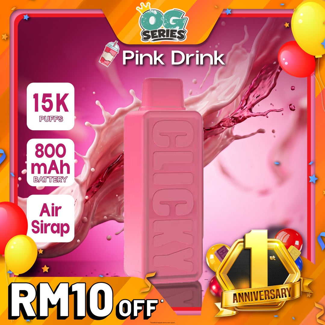 Clicky Pink Drink Disposable Vape Pod (Refill)