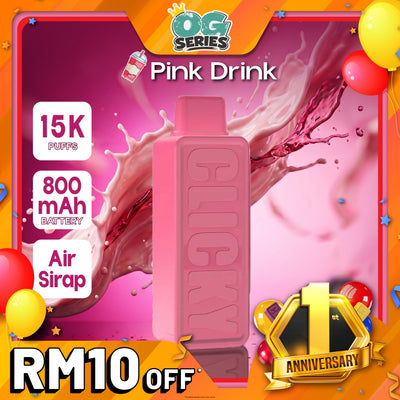 Clicky Pink Drink Disposable Vape Pod (Refill)