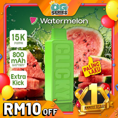Clicky Watermelon Disposable Vape Pod (Refill)